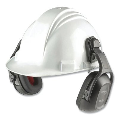 VeriShield 100 Series Passive Earmuffs, 25 dB, Black, Hard Hat, VS120DH