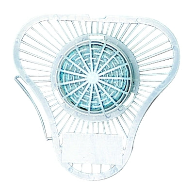 Non-Para Urinal Screen with Cleaner Block, Apple Fragrance, White