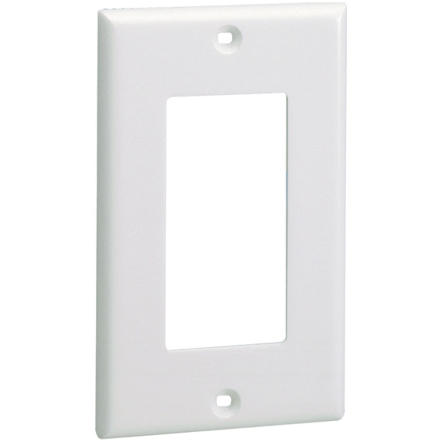 Screw-on Single Gang Rectangular Faceplate, 1 Gang