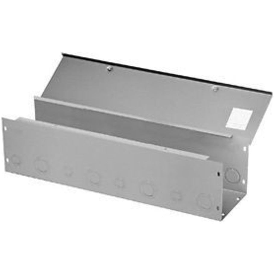 Steel NEMA 1 Hinge-Cover Wireway With ANSI 49 Gray Finish