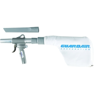 Pneumatic Gun Vac Vacuum, Approx 115 in Capacity Vol, Includes 9 in Plastic Crevice Tool