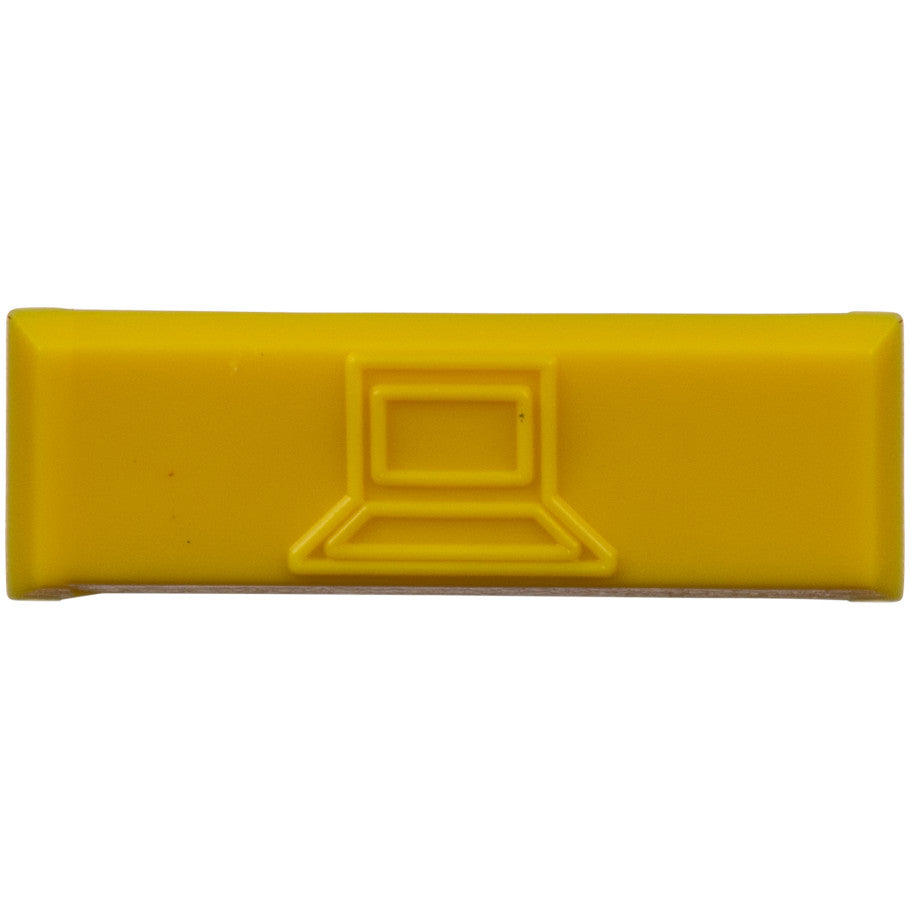 Plastic Snap-In Data Icons, Yellow