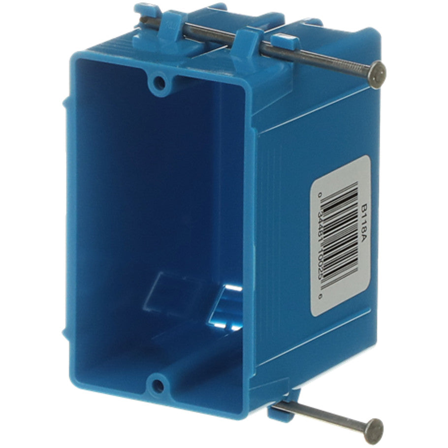 Blue Polycarbonate Outlet Box