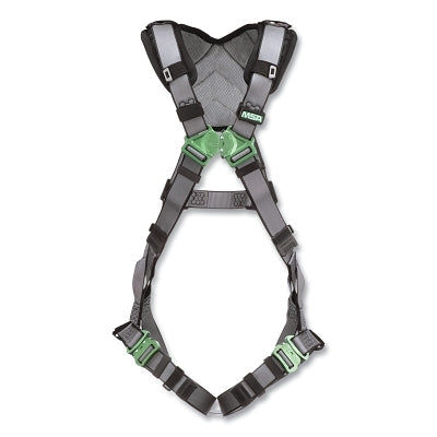 V-FIT Full-Body Harness, Back D-Ring, Super XL, 400 lb Weight Cap, Quick Connect Leg Strap, Shoulder Padding