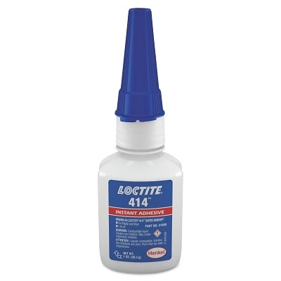 414 Super Bonder Instant Adhesive, Plastic Bonder, 1 oz, Bottle, Clear