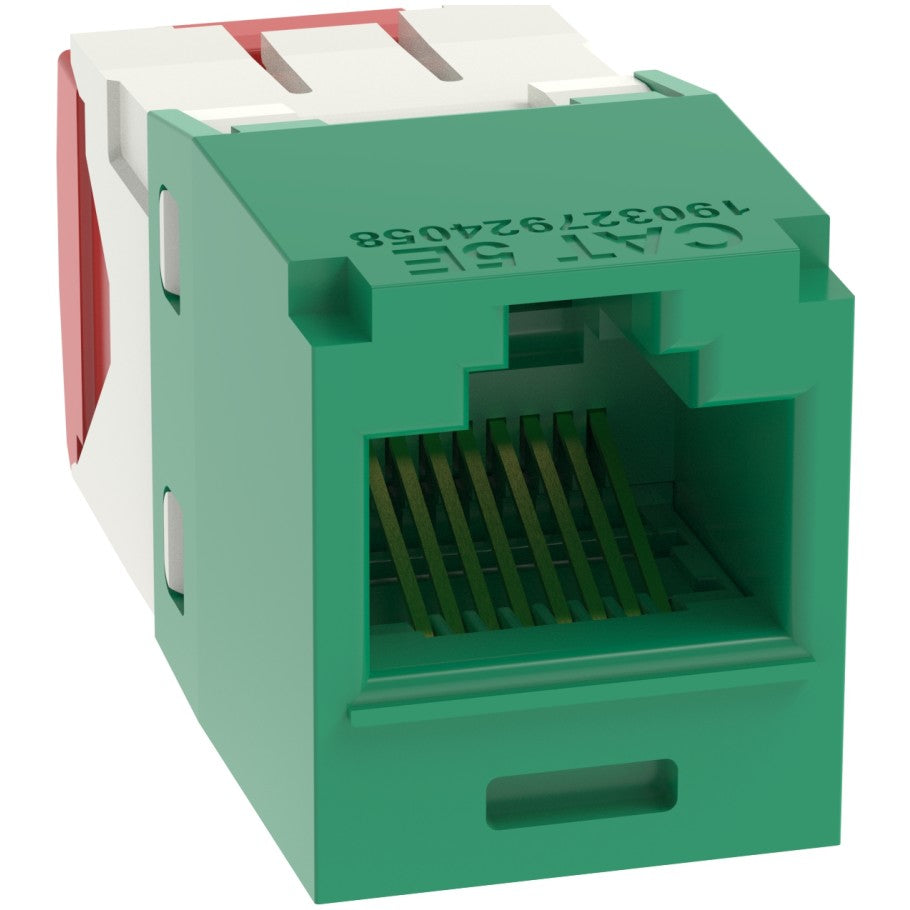 Mini-Com TX5e TG Style UTP Jack Module, Green