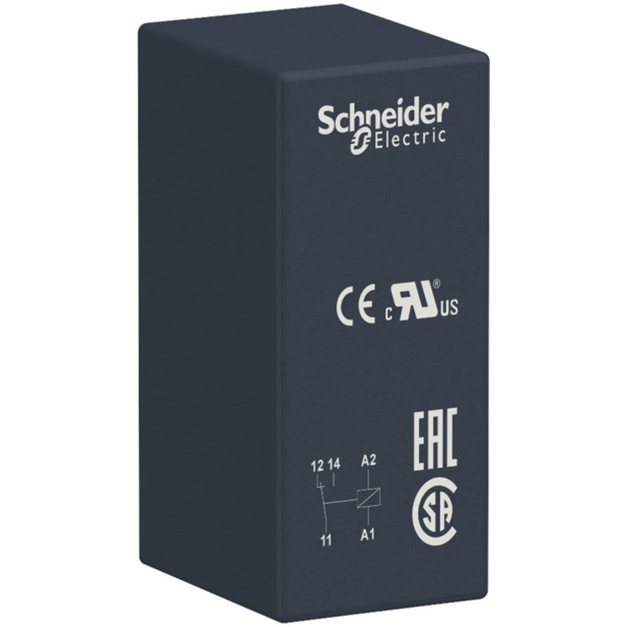 Interface Plug-In Relay, SPDT (1 C/O), 12A, 120 Vac