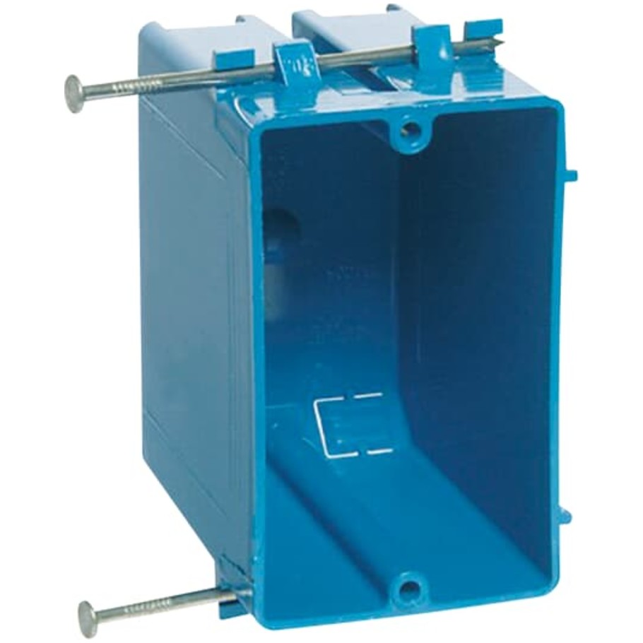 Blue Polycarbonate Outlet Box
