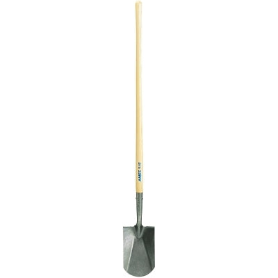 Floral Garden Spades, 9.5 X 6 Round Point Blade, 42 in White Ash Straight Handle