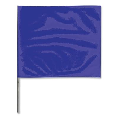 Stake Flag, 4 in x 5 in, 21 in H, Blue
