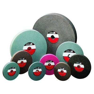 Bench Wheels, Brown Alum Oxide, Single Pack, Type 1, 6 X 1, 1" Arbor, 60, M