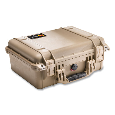 1450 Medium Protector Case, with Logo, 24.39 in L x 19.36 in W x 8.79 in D, Desert Tan, with Foam