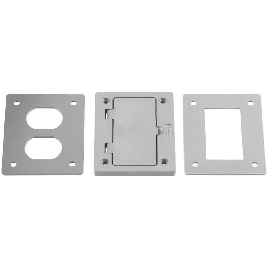 Non-Metallic Flush Rectangular Floor Box Cover With Flip Lid