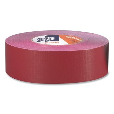 Premium Grade Stucco Duct Tape, 1.88 in W, 2.1 in L, 9 mil, Red