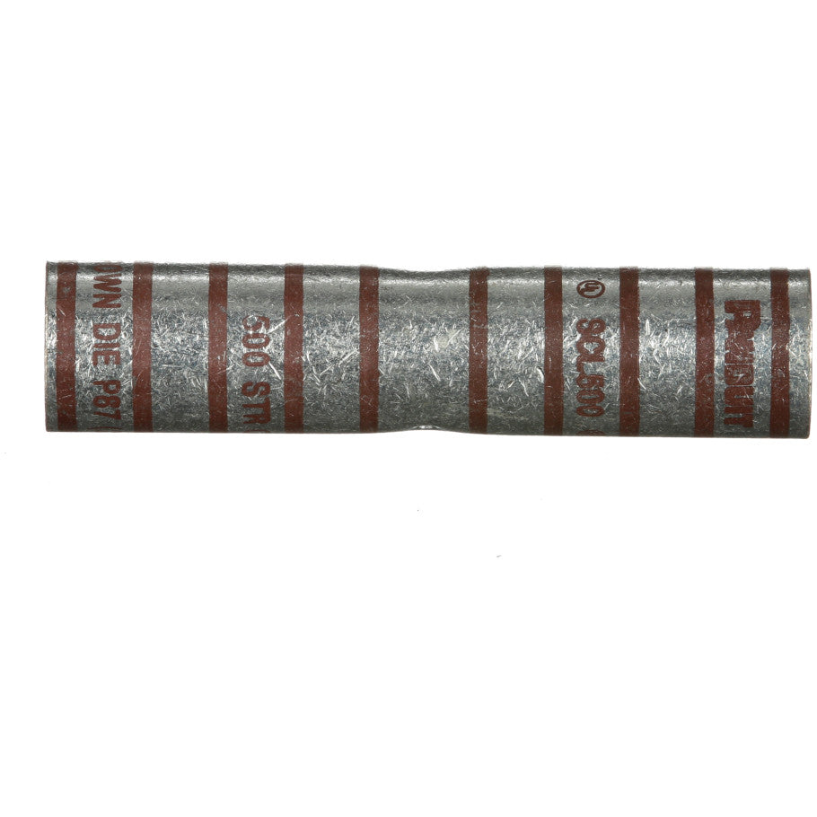 Pan-Lug SCL500-6 Comp. Splice, 500, Long, Tin-Plated Copper, PK6