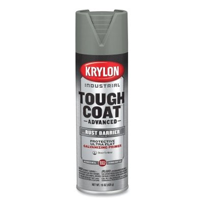 Tough Coat Advanced with Rust Barrier Technology Spray Paint, 15 oz, Galvanizing Gray Primer, Gloss