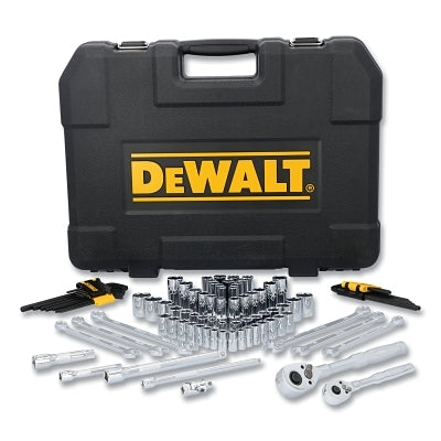 TOUGHSERIES Mechanics Tool Set, 100Pc, 1/4 in and 3/8 in Drive