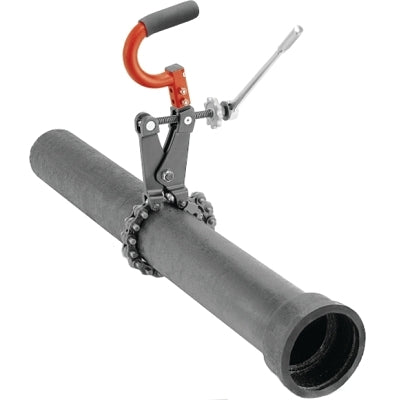 Soil Pipe Cutter, 1-1/2 in to 6 in Pipe Cap, For Soil/Clay/Cast Iron/Cement Pipes