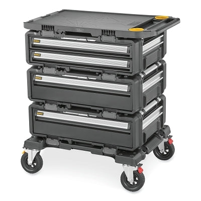 TOUGHSYSTEM 2.0 DXL Modular Work Station 5-in-1, with Dolly, 30 in 2 Drawer Unit, 2 Deep Drawers, Worktop