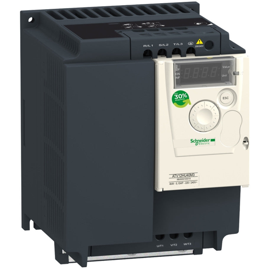 Variable speed drive ATV12 - 4kW - 5hp - 200..240V - 3ph - with heat sink