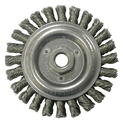 Roughneck Stringer Bead Wheel, 6 in dia x 3/16 in Face W x 5/8 in-11 UNC x 0.020 in, 12500 RPM, 1 EA/EA