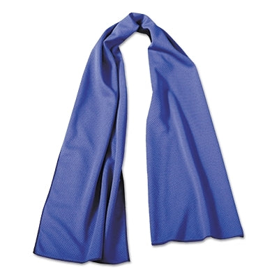 Wicking and Cooling Towel, 8 in W x 36 in L, Navy