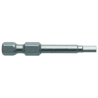 Metric Socket Head Power Bits, 2.5 mm, 1/4 in Drive, 1 15/16 in