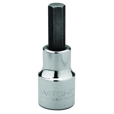 1/2" Dr. Hex Bit Sockets, 1/2 in Drive, 1/2 in Tip
