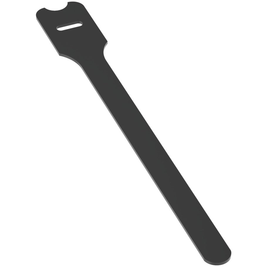 Tak-Ty Hook and Loop Cable Ties, Black, 12.00 L x 0.50 in. W,
