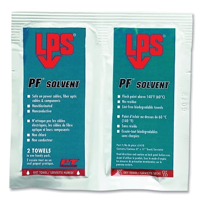 PF Solvents Wet/Dry Wipes (Pack of 144)