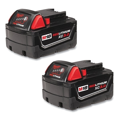 M18 REDLITHIUM XC3.0 Batteries 2-Pack, 18V