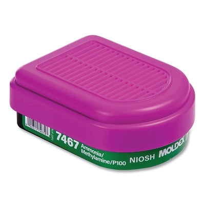 7000/7800/9000 Series Combo Gas/Vapor Gas Cartridge w/P100 Filter, Ammonia/Methylamine, for Respirator