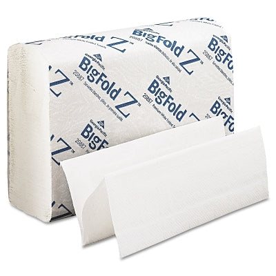 BigFold Z Premium Replacement Paper Towels, C-Fold, White