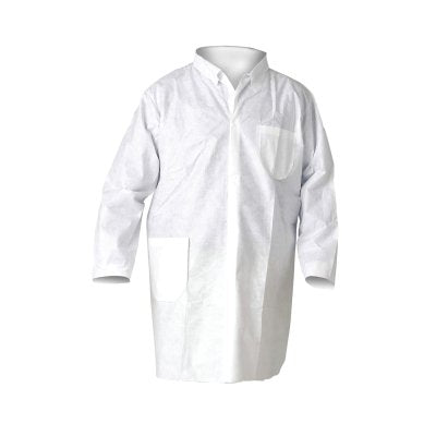 A20 Breathable Particle Protection Lab Coat, Small, White