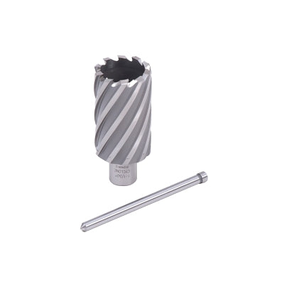 Cyclone HSS Premium Grade Annular Cutter, 3/4 in dia x 1 in Depth, 3/4 in Weldon Shank, Includes Pilot Pin