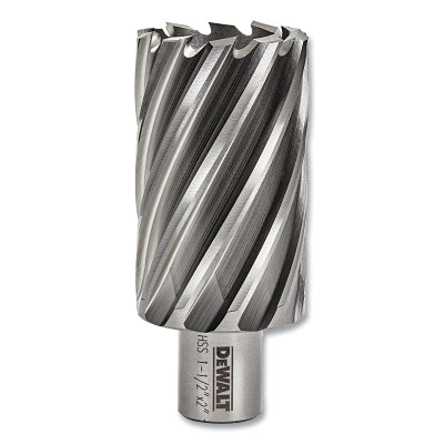 Annular Cutter, 1-1/2 in Cutter Dia, 2 in Cutting Depth, 2 in OAL, Bright Finish