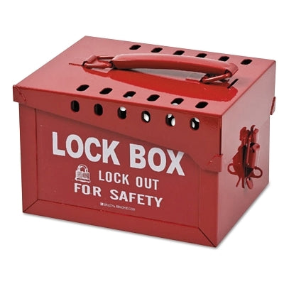 LOCK BOX /LOCKOUT FOR SAFETY RED STEEL