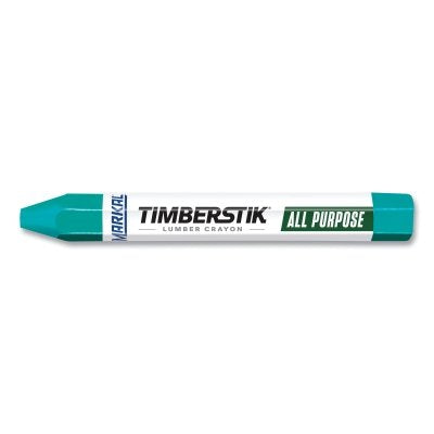 Lumber Crayon #200, 1/2 in dia, 4.75 in L, Green