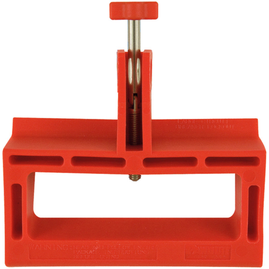 PSL-CBL Circuit Breaker Lockout, Nylon, Red, 2.24"x3.75", PK1