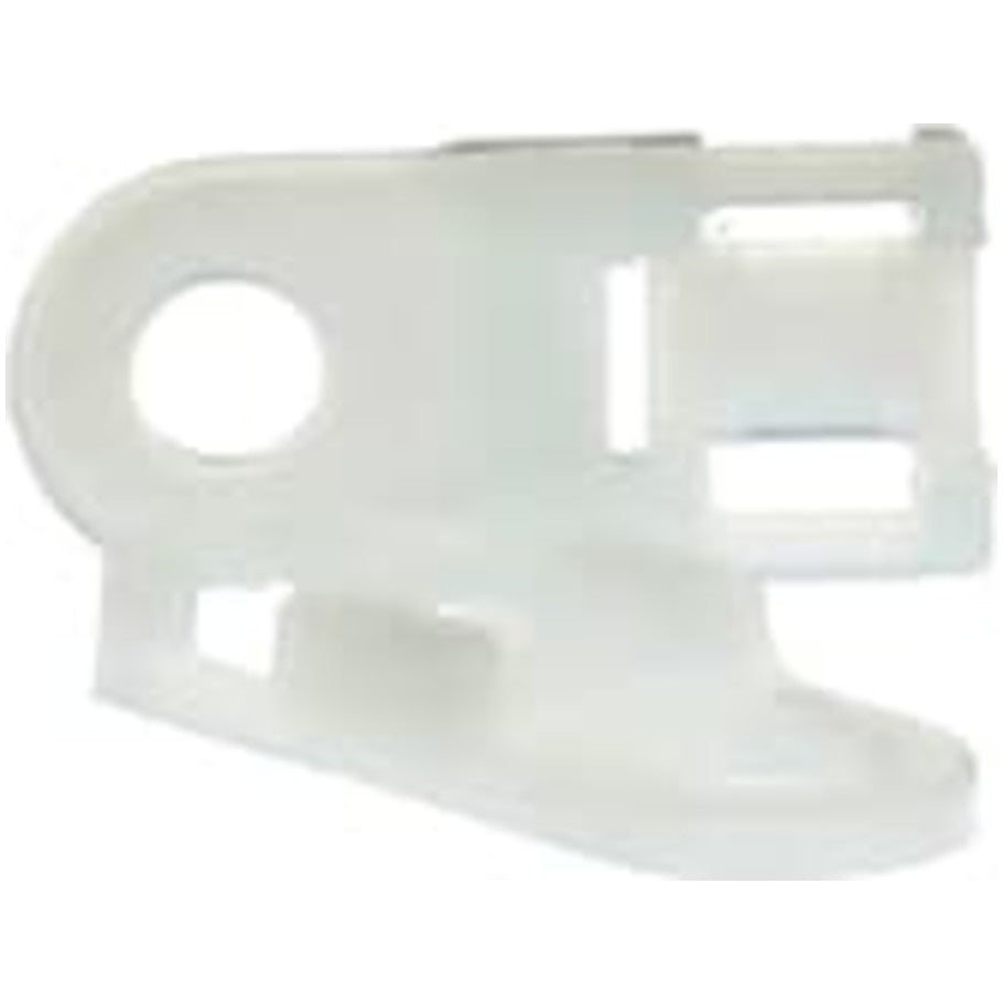 Ty-Rap Natural Nylon 2-Direction Low-Profile Cable Tie Mounting Base With No. 8 Screw Hole (100)