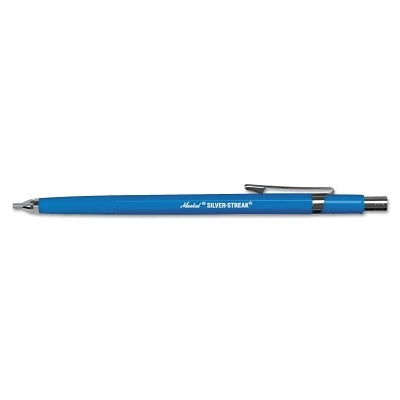 Silver-Streak Metal Marker with Mechanical Holder, Silver, 1/8 in dia, Round