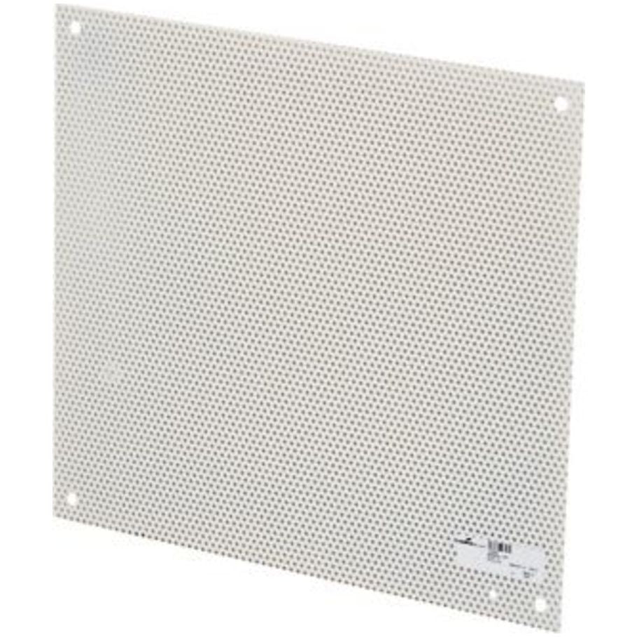 Perforated Panel, Small Enclosure, Steel, 8 x 6 in., Hole Diameter 0.25 In