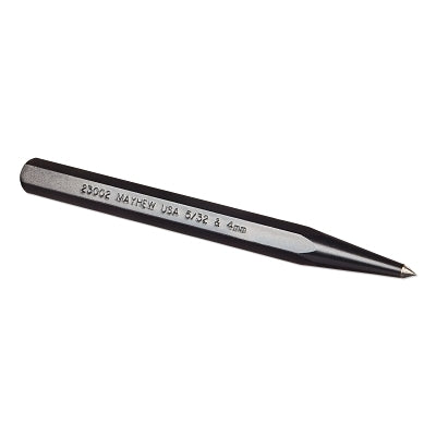 Prick Punches - Full Finish, 5 in, 3/8 in Tip, Alloy Steel