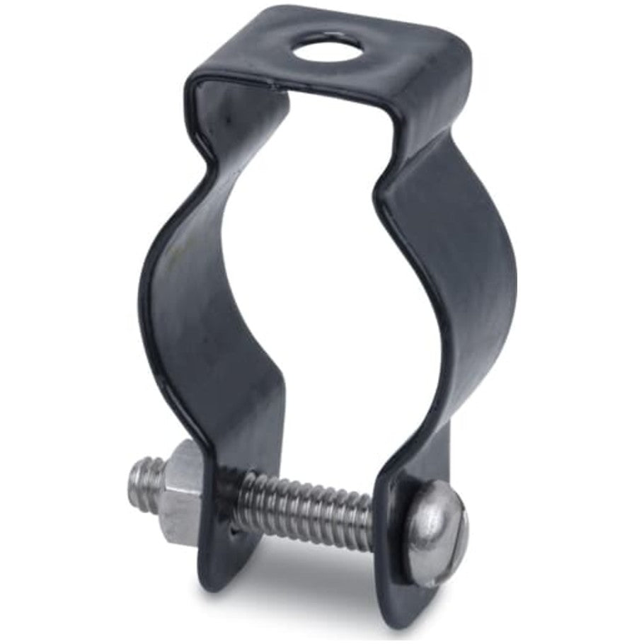 1 in. PVC Coated Steel Miniature Conduit Hanger With Stainless Steel Bolt and Nut
