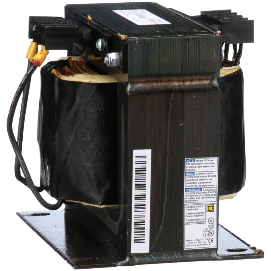 Type T Industrial Control Transformer, 1-Phase, 240x480V Primary, 120V Secondary, 1500VA