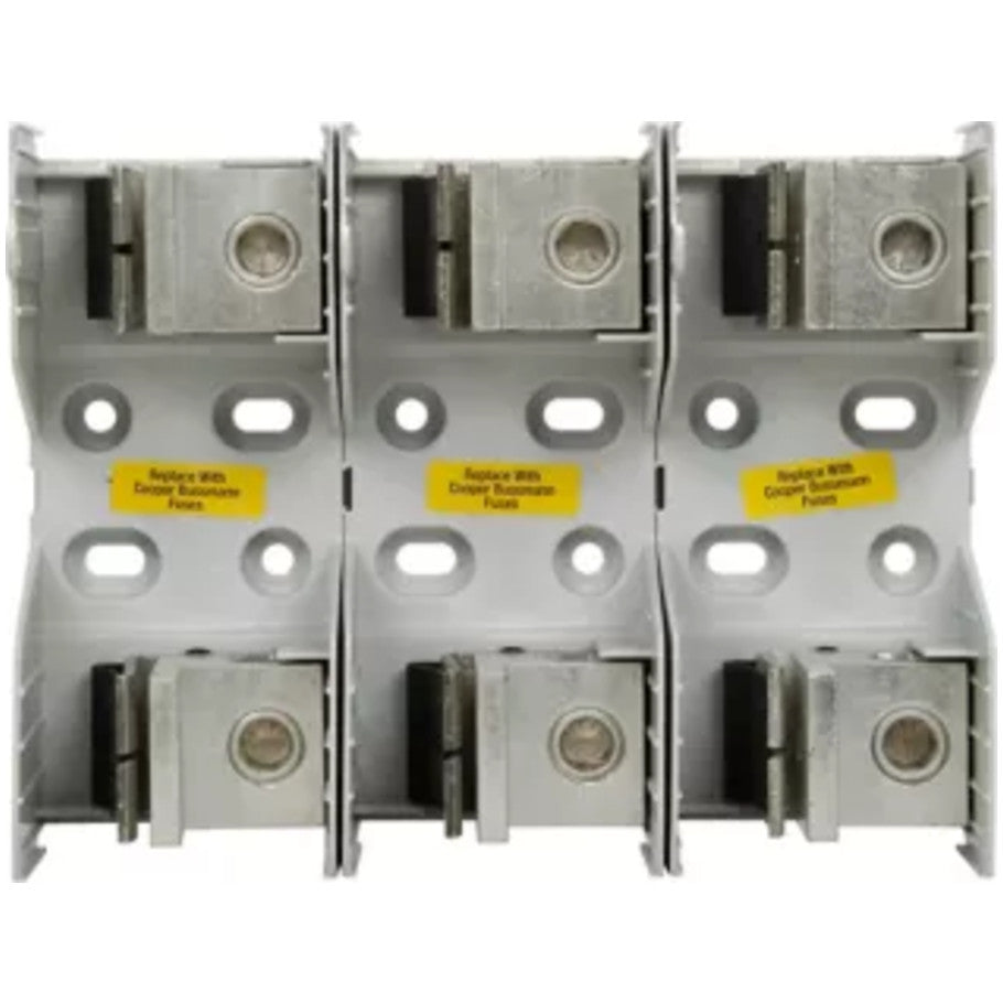 JM Series Class J Modular Knifeblade Fuse Block With Box Lug, 400A, 600V, 3-Pole