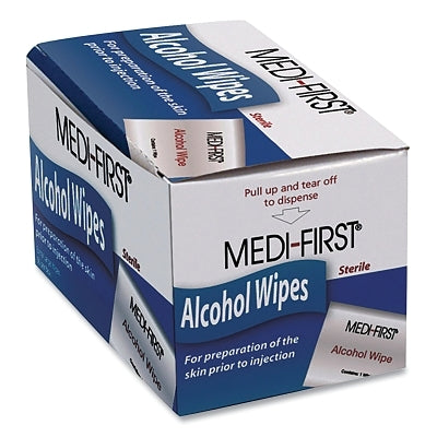 Alcohol Prep-Pad Wipe, 1-1/8 in W, Box