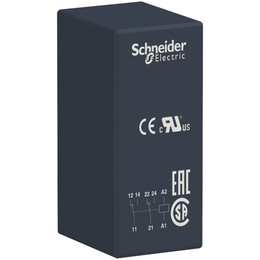 RSB Interface Plug-In Relay, DPDT (2 C/O), 8A, 24 Vdc