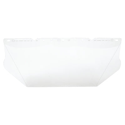 V-Gard Accessory System General Purpose Visor, Anti-Fog, Anti-Scratch, Clear, 17 in L x 8 in H