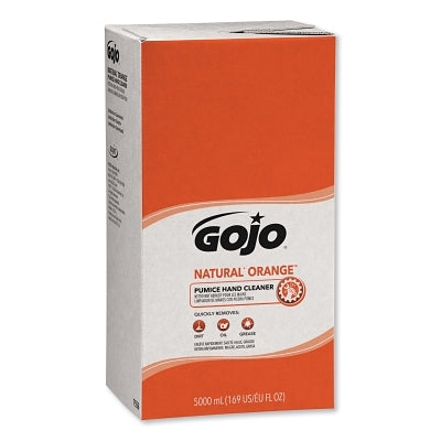 Natural Orange Pumice Hand Cleaner, Citrus, Bag-in-Box, 5,000 mL